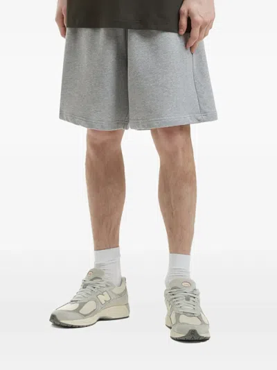 Chocoolate Cotton Track Shorts In Grey