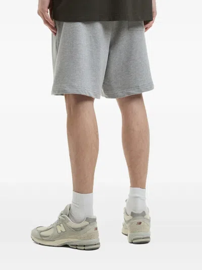 Chocoolate Cotton Track Shorts In Grey