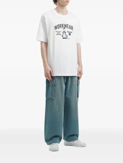 Chocoolate Graphic-print Cotton T-shirt In White