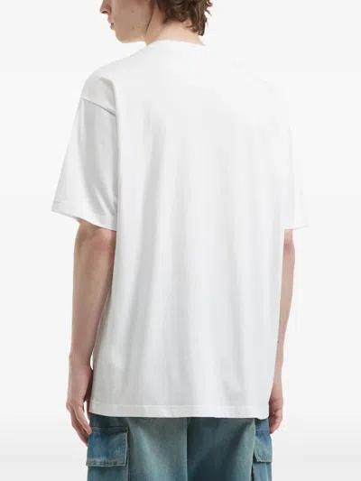 Chocoolate Graphic-print Cotton T-shirt In White