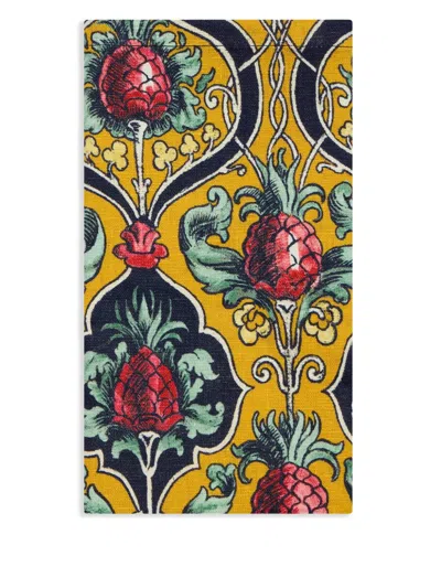 La Doublej Ananas-print Napkin (set Of Two) In Yellow