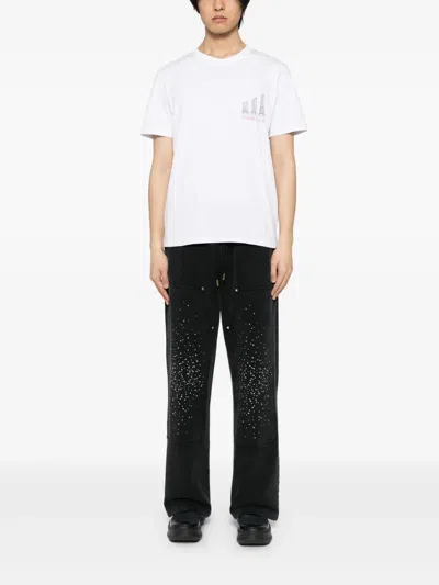Casablanca La Premonition Hotfix Printed Workwear Jogger In Black