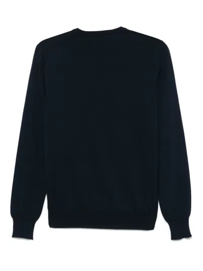 Sapio Fine-knit T-shirt In Blue