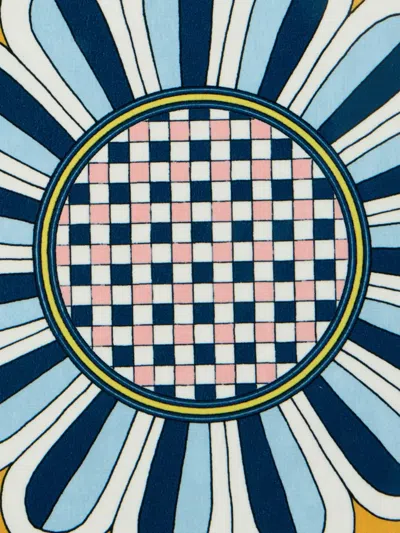 La Doublej Disk Placemats Set Of 2 In Blue