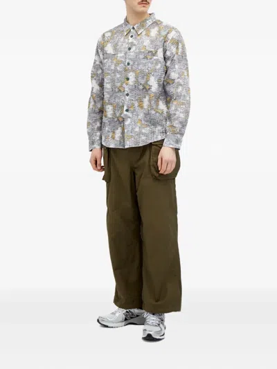 Brain Dead Distorted Heart Shirt In Grey