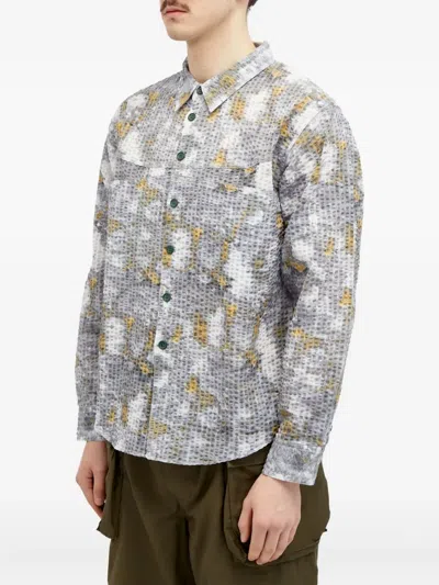 Brain Dead Distorted Heart Shirt In Grey