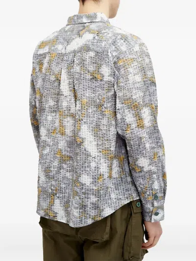 Brain Dead Distorted Heart Shirt In Grey