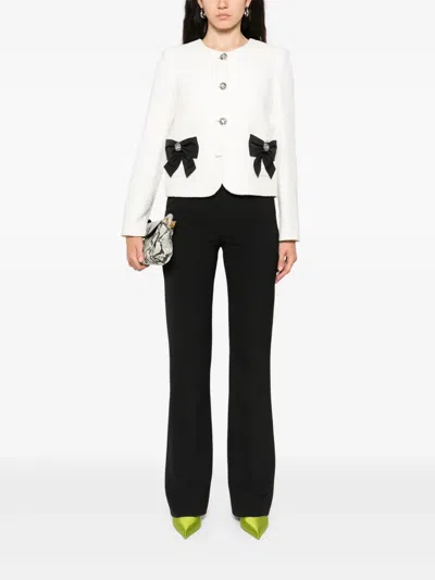 Nissa Flared Trousers In Black