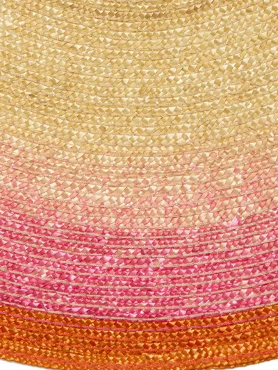 La Doublej Handpainted Sunset Placemats Set Of 2 In Pink