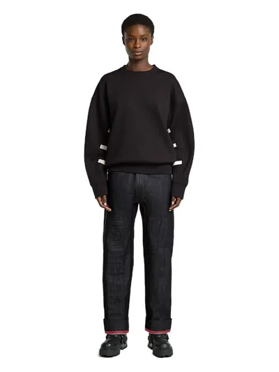 Walter Van Beirendonck Slogan-print Sweatshirt In Black