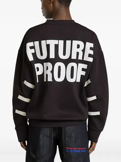 Walter Van Beirendonck Slogan-print Sweatshirt In Black