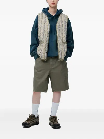 This Is Never That Abstract-print Gilet In Green