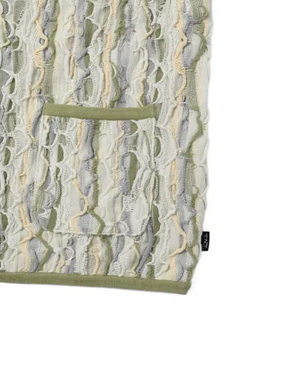 This Is Never That Abstract-print Gilet In Green