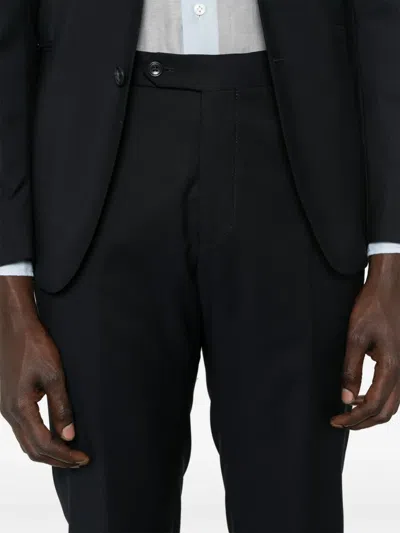 Tagliatore Single-breasted Suit In Blue