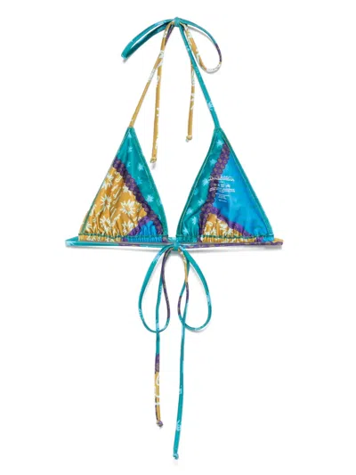 Donde Esteban Blue Estrellitas Bikini Top Multi