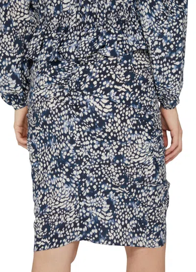 Isabel Marant Patterned Skirt In Gray