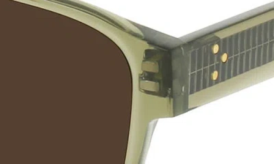 Raen Rifka 54mm Polarized Square Sunglasses In Cambria/vibrant Brown Pola