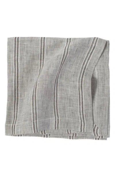 Pom Pom At Home Mendocino Set Of 4 Linen Napkins In Stone