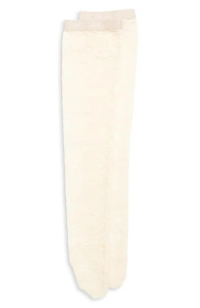 Valentino Garavani Floral Lace Knee High Socks In Betulla