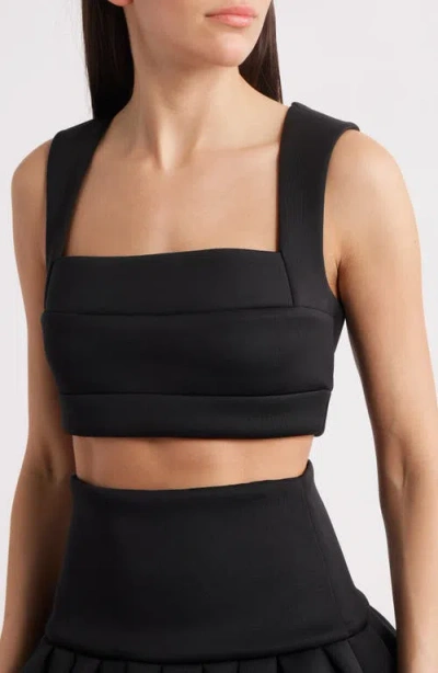 Black Halo Pamina 2 Piece Mini Dress Black