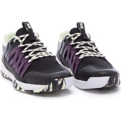 P448 Court Sneaker In Black Purple