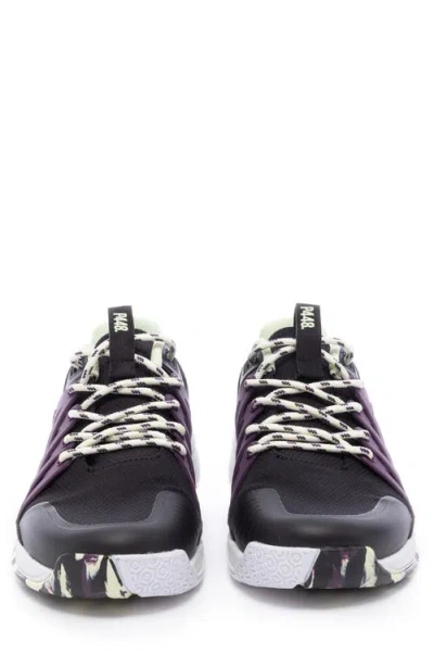 P448 Court Sneaker In Black Purple