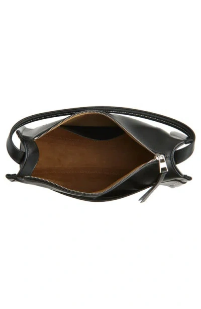 Jw Anderson Loafer Medium Calf Leather Crossbody Bag In Black