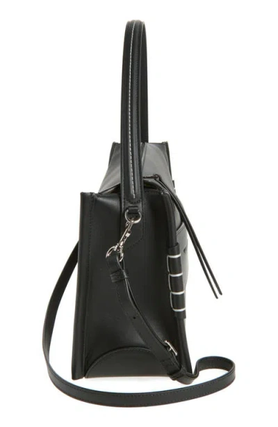 Jw Anderson Loafer Medium Calf Leather Crossbody Bag In Black
