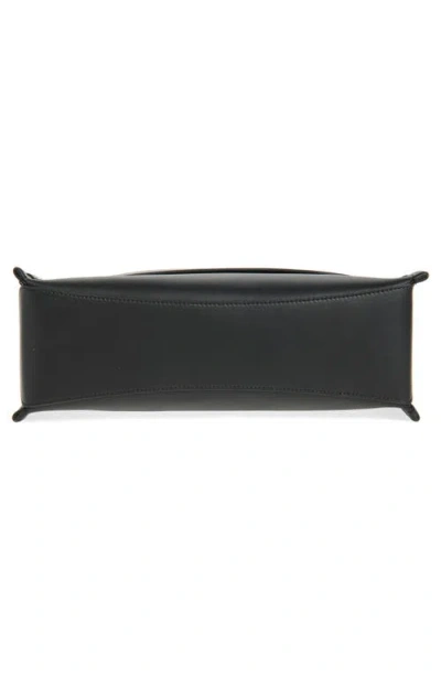 Jw Anderson Loafer Medium Calf Leather Crossbody Bag In Black