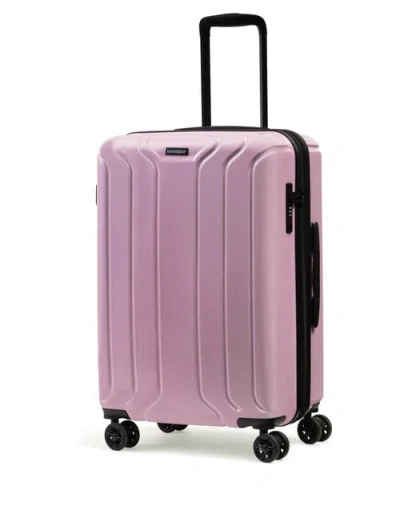 Nonstop New York Elite 3-piece Expandable Spinner Luggage Set And 3-piece Packing Cube Set In Blush Pink