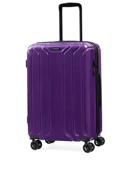 Nonstop New York Elite 3-piece Expandable Spinner Luggage Set And 3-piece Packing Cube Set In Purple