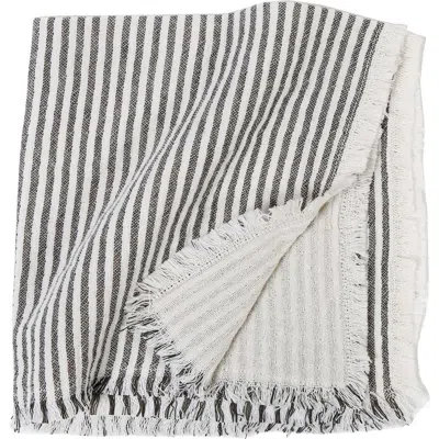 Pom Pom At Home Healdsburg Set Of 4 Napkins In Charcoal