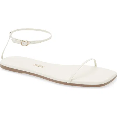 Tkees Square Toe Twiggy Sandals Cream In Cream
