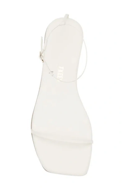 Tkees Square Toe Twiggy Sandals Cream In Cream