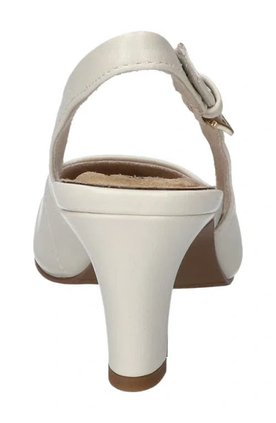 Easy Street Ritsa Womens Square Closed Toe Stiletto Heel Pumps In Bone