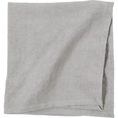 Pom Pom At Home Glenn Set Of 4 Napkins In Grey