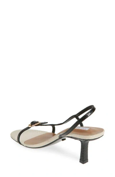 Tony Bianco Christine Slingback Sandal In Black Snake