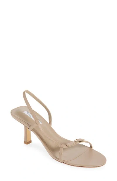 Tony Bianco Christine Slingback Sandal In Bisque Nappa