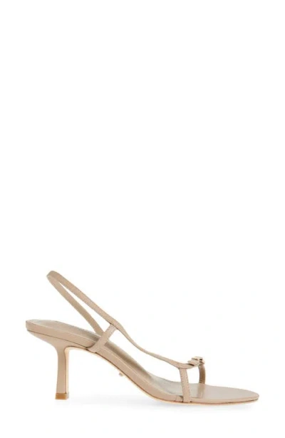 Tony Bianco Christine Slingback Sandal In Bisque Nappa