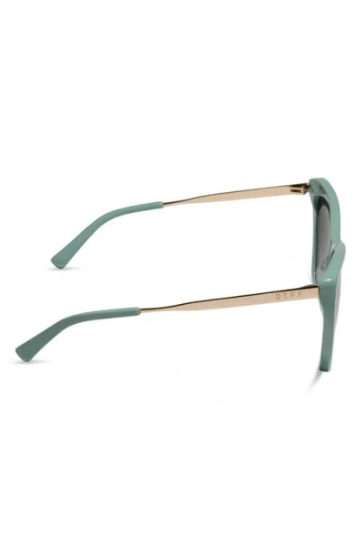 Diff Becky Ii 56mm Cat Eye Sunglasses In Grey Gradient
