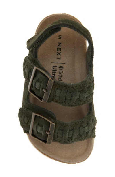 Next Kids' Double Buckle Sandal In Green