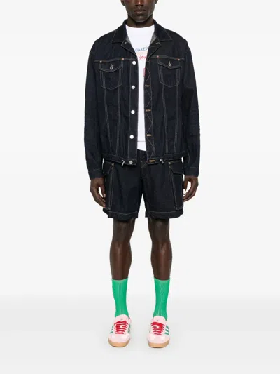 Dsquared2 Cargo Shorts In Blue