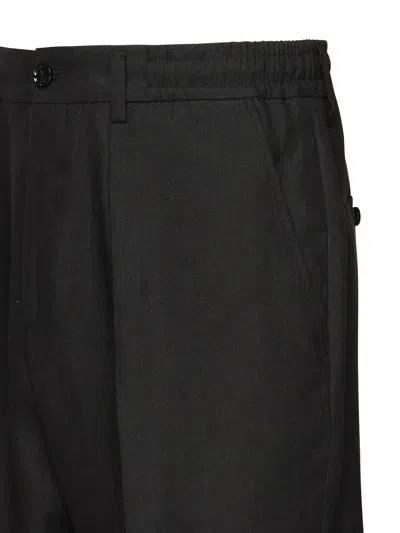 Be Able Blended Virgin Wool Trousers In Black