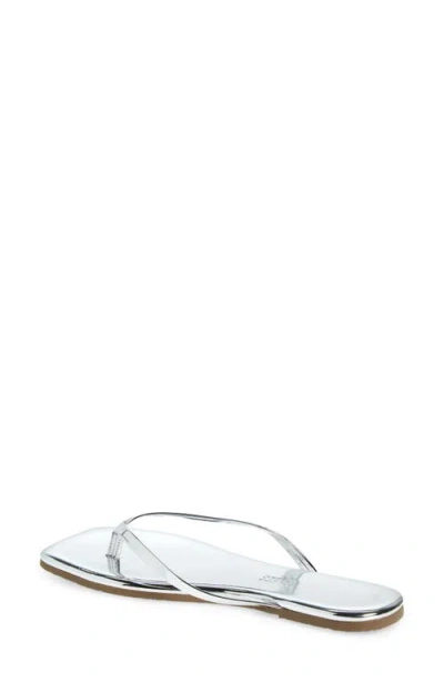 Tkees Lily Square Toe Flip Flops In Fairylust In Chrome