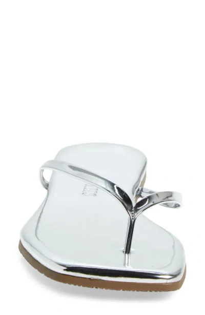 Tkees Lily Square Toe Flip Flops In Fairylust In Chrome