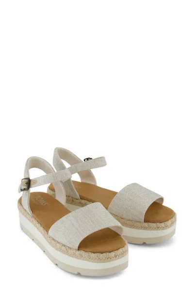 Toms Ronan Platform Sandal In Gray