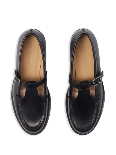 Scarosso Edna Buckle Fastened Flat Shoes In Multi