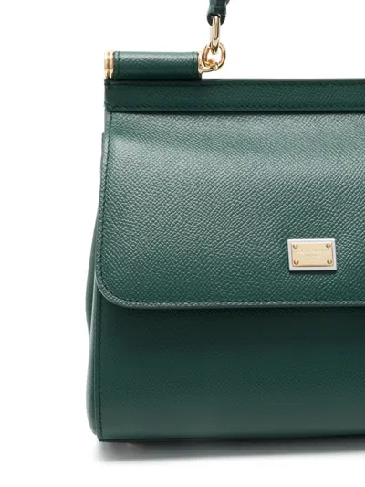 Dolce & Gabbana Top Handle Cross-body Bag & Satchel In Green