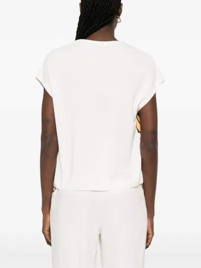 Marccain Printed Top In White
