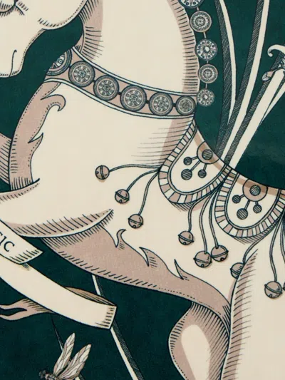 La Doublej Disk Placemat In Green